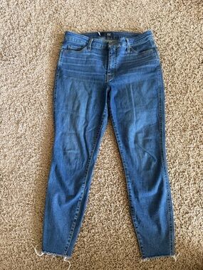 Kut from the Kloth Dark Blue High-Rise Skinny Jeans